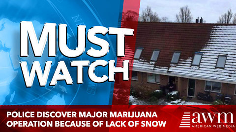 Police discover major marijuana operation because of lack of snow