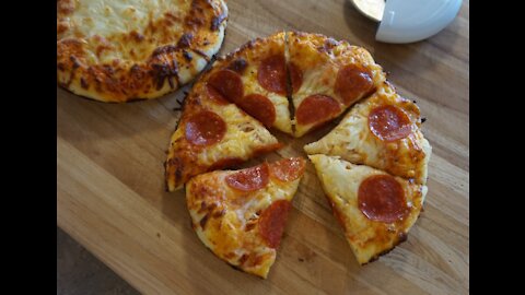 How to Make Homemade Perfect Little 9” Pizza in a Toaster Oven (No-Knead “Turbo” Pizza Dough)
