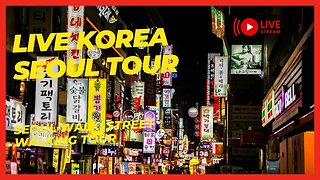 Live Korea Seoul tour | Itaewon night walk | Seoul walk, street walking tour
