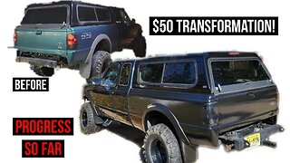 Transforming a Ford Ranger for $50! (Progress So Far) *Camper Build*