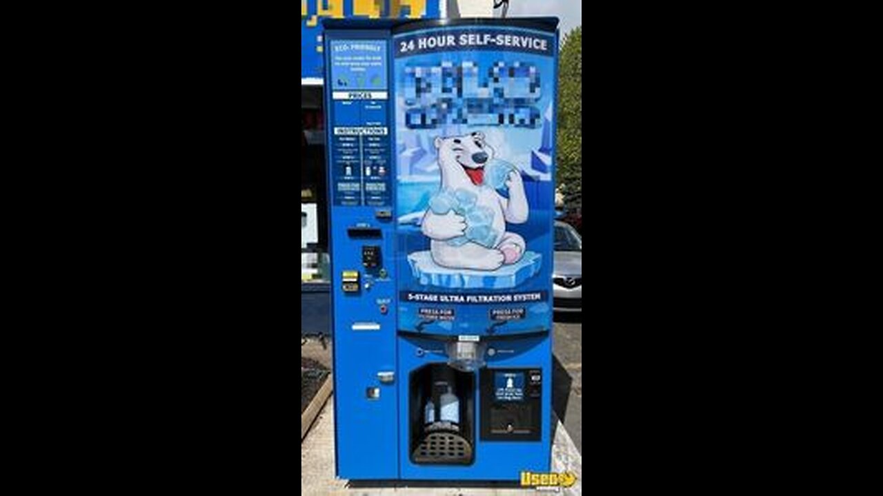 2023 Everest Ice VX4 Bagged Ice and Filtered Water Vending Machine For