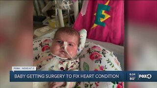 Infant getting surgery for rare heart condition