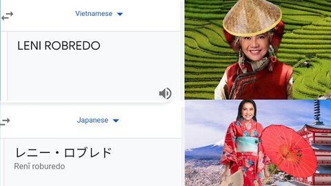 Leni Robredo in different languages meme (part 1)