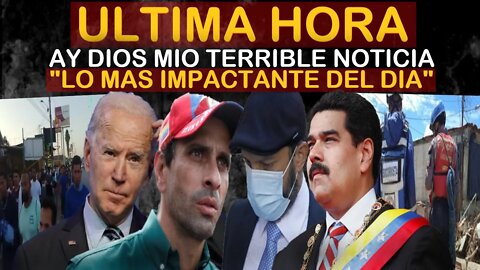 🔴SUCEDIO HOY! URGENTE HACE UNAS HORAS! MIRALO ANTES QUE LO BORREN - NOTICIAS VENEZUELA HOY