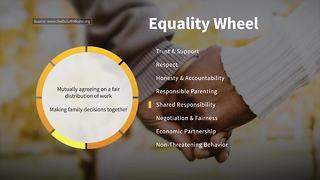 Shared Responsibility on the Wheel of Equality | Taking Action Against Domestic Violence