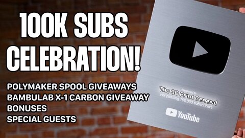 100,000 Subscriber Live Stream Giveaway Celebration!