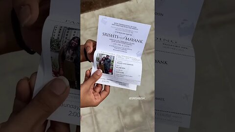 Unique Passport wedding invitation….. #trending #viral #trend #wedding #unique #shorts #youtube