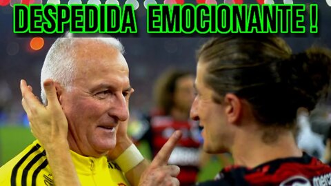 INCRÍVEL! FILIPE LUÍS FAZ DESPEDIDA EMOCIONANTE A DORIVAL JÚNIOR, EX TÉCNICO DO FLAMENGO