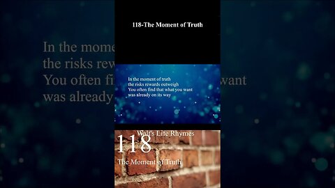 118-The Moment of Truth #short