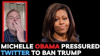 Michelle Obama pressured Twitter to ban Trump