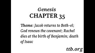 Genesis Chapter 35 (Bible Study)