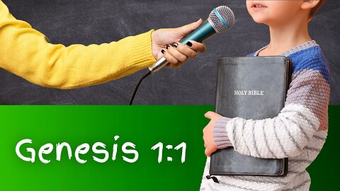 Genesis 1:1 Verses Read by Kids Memory Verse Creation