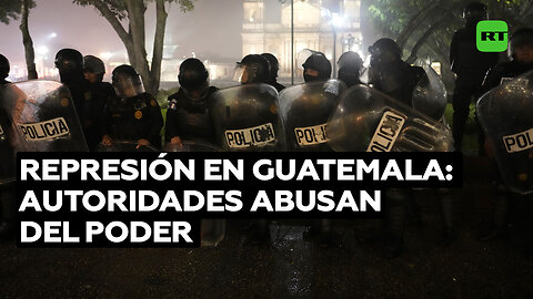 Experto: Autoridades reprimen a manifestantes en Guatemala para seguir ostentando el poder