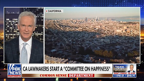 'Common Sense' Department: California Lawmakers Form 'Happiness Committee'