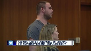 Father sentenced in child abuse case after allegedly shaking 2-month-old daughter