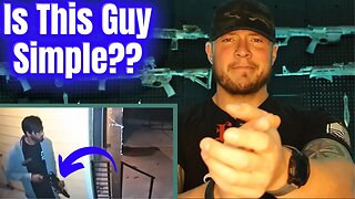 Guy Talks His Front Door, Shoots It, Then Forgets He Has A Carbine In His Hand