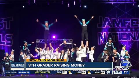 Local 8th grader raising money for special needs cheerleading team