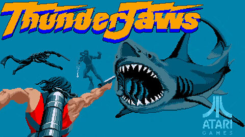 ThunderJaws (Arcade 1990's) Playthrough longplay