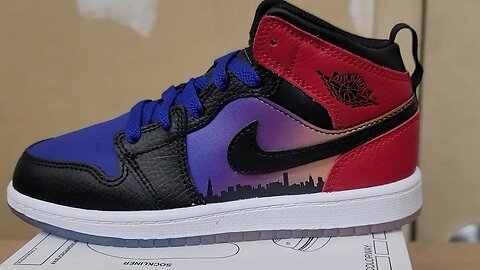 Air Jordan 1 Mid SS "Skyline" (Preschool)