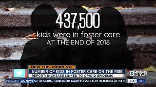 Number of kids in foster car on the rise