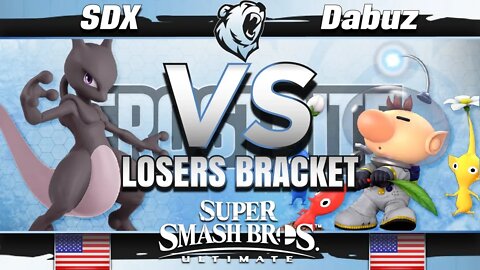 SDX (Mewtwo/Wolf) vs. Dabuz (Olimar) - Top 48 - Frostbite 2019