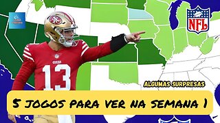 NFL: sugestao de jogos para assistir na semana 1