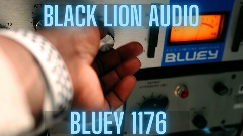 Compressing with the Black Lion Audio Bluey 1176