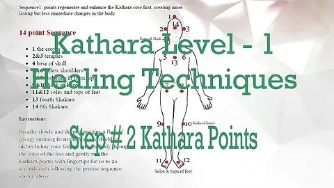 KA THA RA HEALING STEP TWO | Sequence1&2 Kathara Points