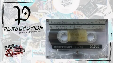 Persecution 🖭 Demo Tape. Circa 1997 Christian Gridcore/Thrash Metal from Owosso, Michigan