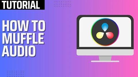 How To MUFFLE AUDIO in Davinci Resolve in 1 MIN