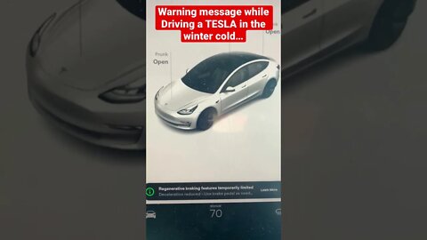 First Winter with a Tesla! - What Happens to Tesla Model 3 in the Cold? - Tesla Warning on Cold Day!