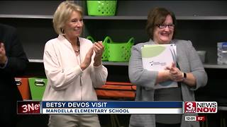 Secretary of Education Betsy DeVos visits Nelson Mandela Elementary