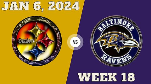 🔴Happy Saturday Live Play By Play Steelers Vs Ravens🔴💯
