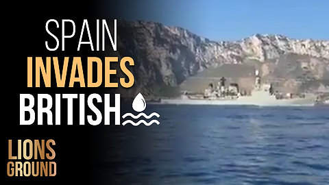 Spanish warship illegally invades British waters while blasting national anthem