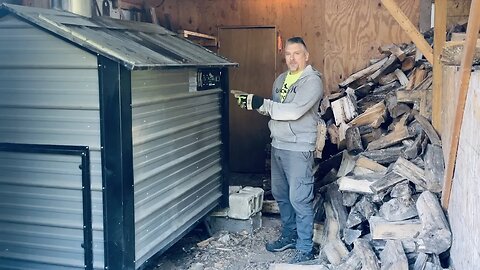 It Only Happens Once A Year - Starting the Outdoor Wood Boiler