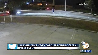 Surveillance video captures deadly crash