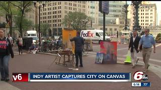 Indy artist captures city on canvas