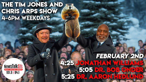 The Tim Jones and Chris Arps Show 02.02.2024 Jonathan Williams | Bob Onder | Aaron Hedlund