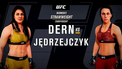 EA Sports UFC 3 Gameplay Joanna Jędrzejczyk vs Mackenzie Dern