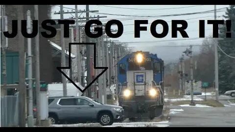 Dropping Gondolas & Heading To Town.. Plus We Got Snow! #trains #trainvideo | Jason Asselin