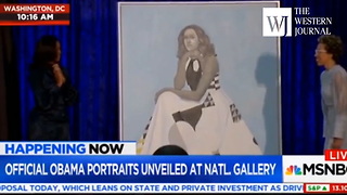 Watch: Michelle Obama Unveils Official Portrait That Looks Nothing Like Michelle Obama