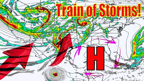 A Parade Of Storms Coming Till November! - Weatherman Plus Update