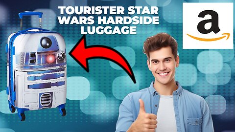 American Tourister Star Wars Hardside Luggage with Spinner Wheels, R2D2, Carry-On 21-Inch