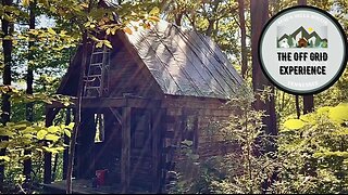 An Original Off Grid Cabin | Complete Build Alone in the Forest | Part 1