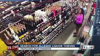 Women stealing liquor from valley stores