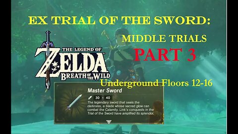 [BOTW] EX Trial of the Sword: Middle Trials - Part 3 (Underground Floors 12-16)