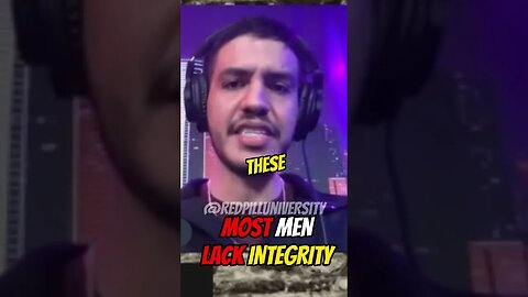 Most Men Lack Integrity? @Purplepillpod