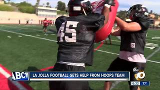 La Jolla High football gets help from basketball team