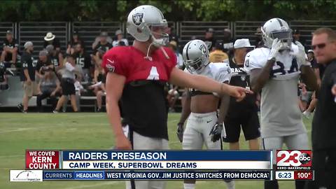 23ABC Camp Week: Carr eyes Super Bowl in Oakland