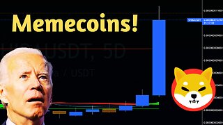 BTC New ATH This Week? MEMECOINS! FLOKI, PEPE, SHIBA, GORILLA, CAF also ETH, SOL Chart Analysis